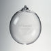 WashU Medicine Glass Ornament by Simon Pearce