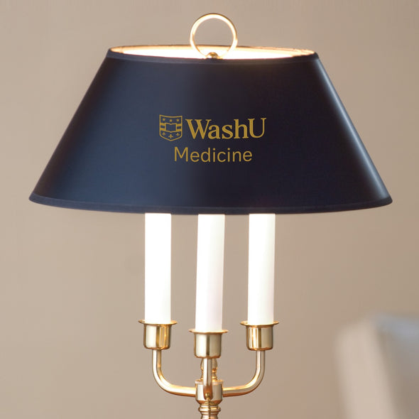 WashU Medicine Lamp in Brass &amp; Marble Shot #2