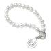 WashU Medicine Pearl Bracelet with Sterling Silver Charm