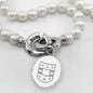 WashU Medicine Pearl Necklace with Sterling Silver Charm Shot #2