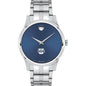 WashU Men's Movado Collection Stainless Steel Watch with Blue Dial Shot #2