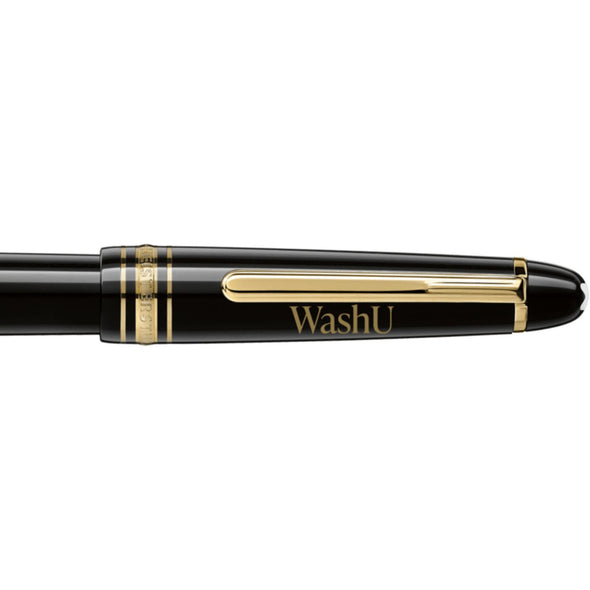 WashU Montblanc Meisterstück Classique Fountain Pen in Gold Shot #2