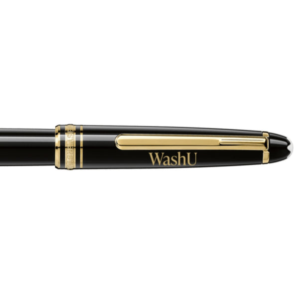 WashU Montblanc Meisterstück Classique Rollerball Pen in Gold Shot #2