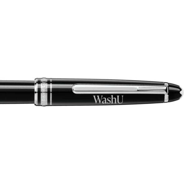 WashU Montblanc Meisterstück Classique Rollerball Pen in Platinum Shot #2