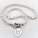 WashU Pearl Necklace with Sterling Silver Charm