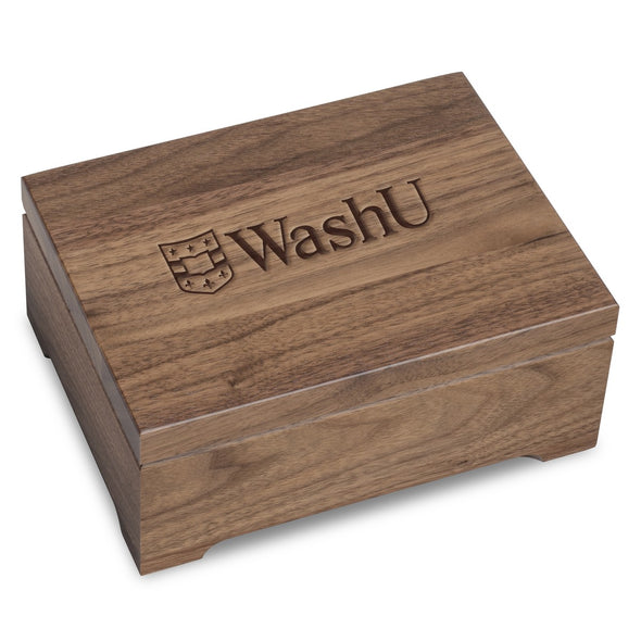 WashU Solid Walnut Desk Box Shot #1