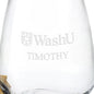 WashU Stemless Wine Glasses Shot #3