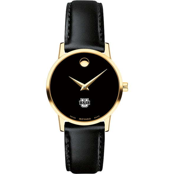 WashU Women&#39;s Movado Gold Museum Classic Leather Shot #2