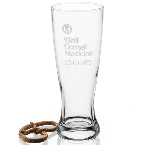 Weill Cornell 20oz Pilsner Glasses - Set of 2 Shot #2