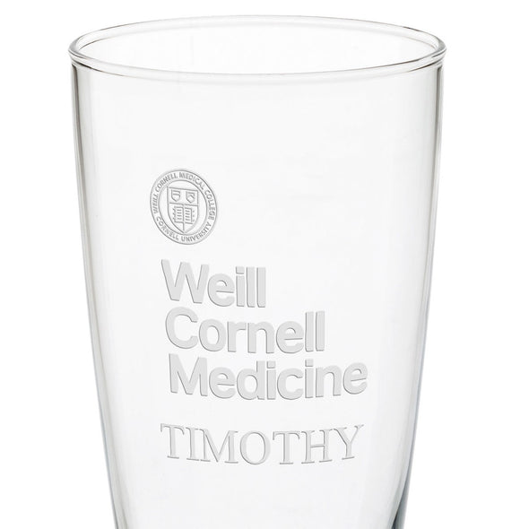 Weill Cornell 20oz Pilsner Glasses - Set of 2 Shot #3