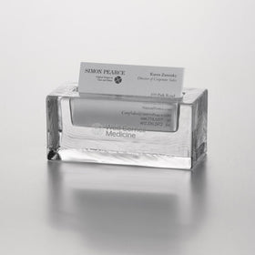 Weill Cornell Glass Business card holder by Simon Pearce Shot #1