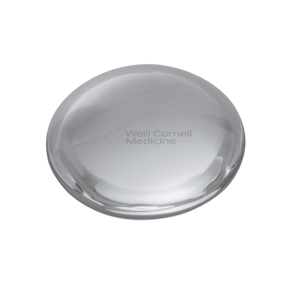 Weill Cornell Glass Dome Paperweight by Simon Pearce Shot #1