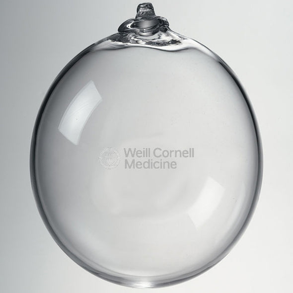 Weill Cornell Glass Ornament by Simon Pearce Shot #2