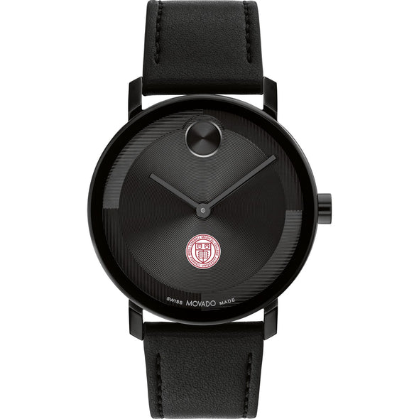 Weill Cornell Medicine Men&#39;s Movado BOLD with Black Leather Strap Shot #2