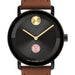 Weill Cornell Medicine Men's Movado BOLD with Cognac Leather Strap