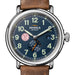 Weill Cornell Medicine Shinola Watch, The Runwell Automatic 45 mm Blue Dial and British Tan Strap at M.LaHart & Co.