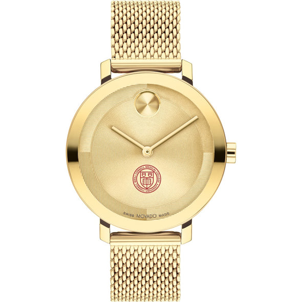 Weill Cornell Medicine Women&#39;s Movado Bold Gold with Mesh Bracelet Shot #2