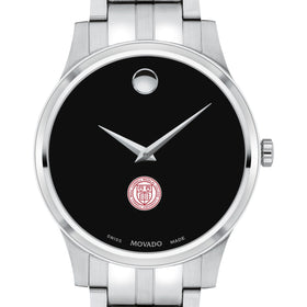 Weill Cornell Men&#39;s Movado Collection Stainless Steel Watch with Black Dial Shot #1