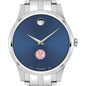 Weill Cornell Men's Movado Collection Stainless Steel Watch with Blue Dial Shot #1