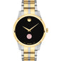 Weill Cornell Men's Movado Collection Two-Tone Watch with Black Dial Shot #2