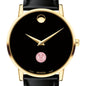 Weill Cornell Men's Movado Gold Museum Classic Leather Shot #1