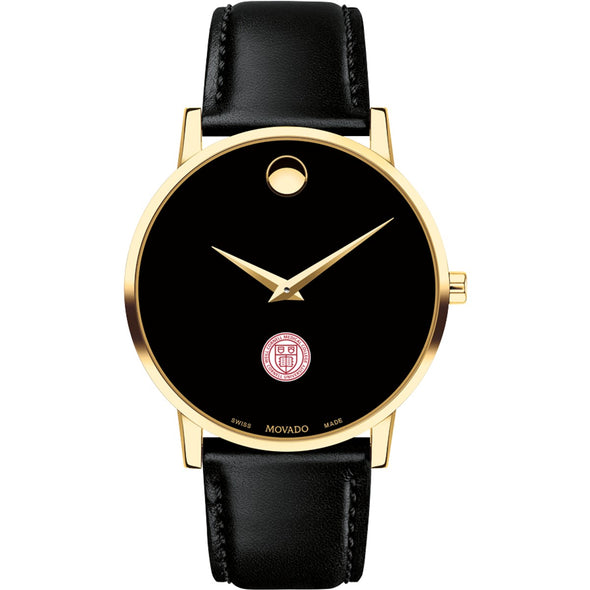 Weill Cornell Men&#39;s Movado Gold Museum Classic Leather Shot #2