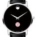 Weill Cornell Men's Movado Museum with Leather Strap