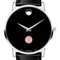 Weill Cornell Men's Movado Museum with Leather Strap Shot #1