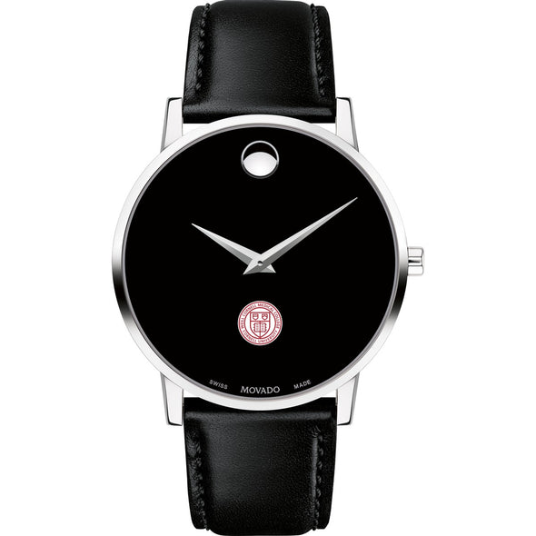 Weill Cornell Men&#39;s Movado Museum with Leather Strap Shot #2