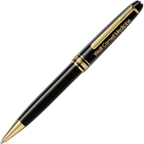 Weill Cornell Montblanc Meisterstück Classique Ballpoint Pen in Gold Shot #1