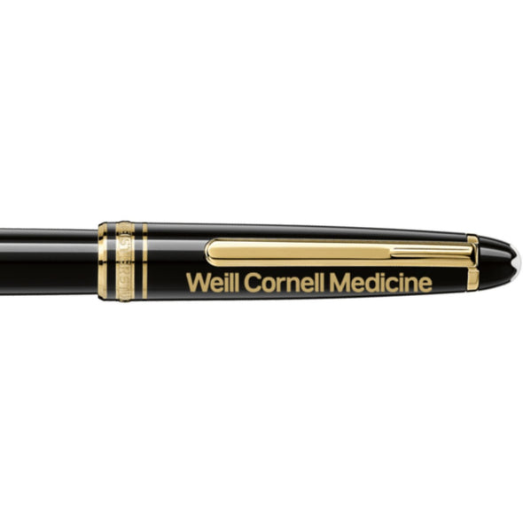 Weill Cornell Montblanc Meisterstück Classique Rollerball Pen in Gold Shot #2