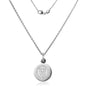 Weill Cornell Necklace with Charm in Sterling Silver Shot #2