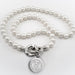 Weill Cornell Pearl Necklace with Sterling Silver Charm