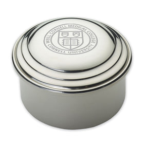 Weill Cornell Pewter Keepsake Box Shot #1