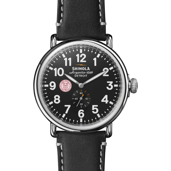 Weill Cornell Shinola Watch, The Runwell 47 mm Black Dial Shot #2