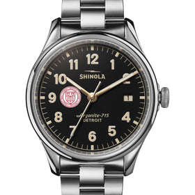 Weill Cornell Shinola Watch, The Vinton 38 mm Black Dial Shot #1