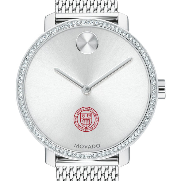 Weill Cornell Women&#39;s Movado Bold with Crystal Bezel &amp; Mesh Bracelet Shot #1