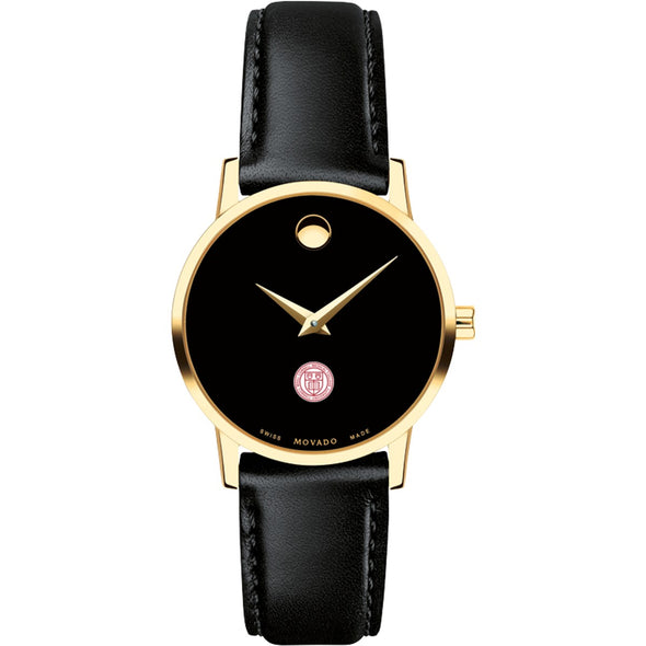 Weill Cornell Women&#39;s Movado Gold Museum Classic Leather Shot #2