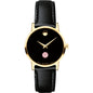 Weill Cornell Women's Movado Gold Museum Classic Leather Shot #2