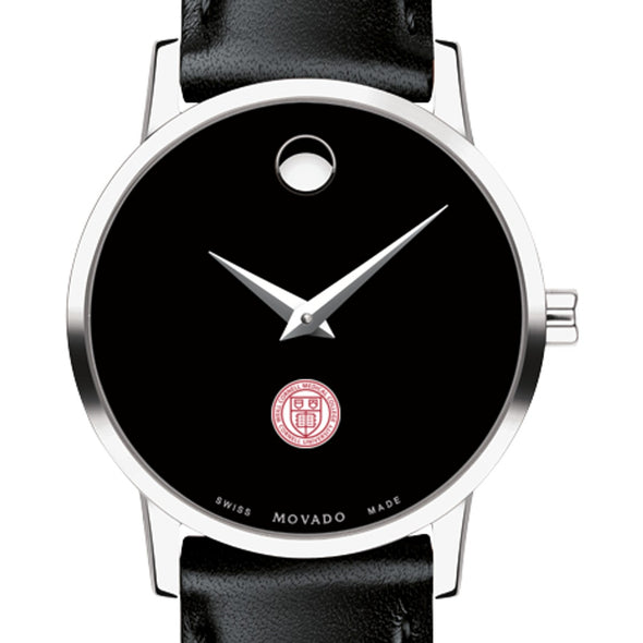 Weill Cornell Women&#39;s Movado Museum with Leather Strap Shot #1