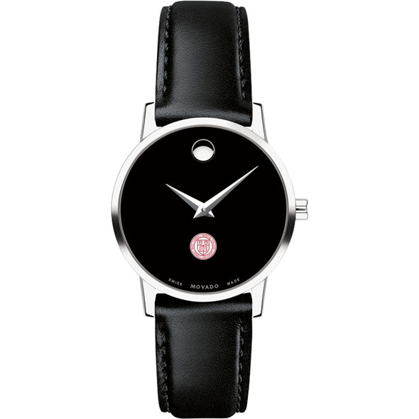 Weill Cornell Women&#39;s Movado Museum with Leather Strap Shot #2