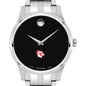 Wesleyan Men's Movado Collection Stainless Steel Watch with Black Dial Shot #1