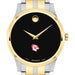 Wesleyan Men's Movado Collection Two-Tone Watch with Black Dial