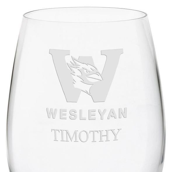 Wesleyan Red Wine Glasses Shot #3