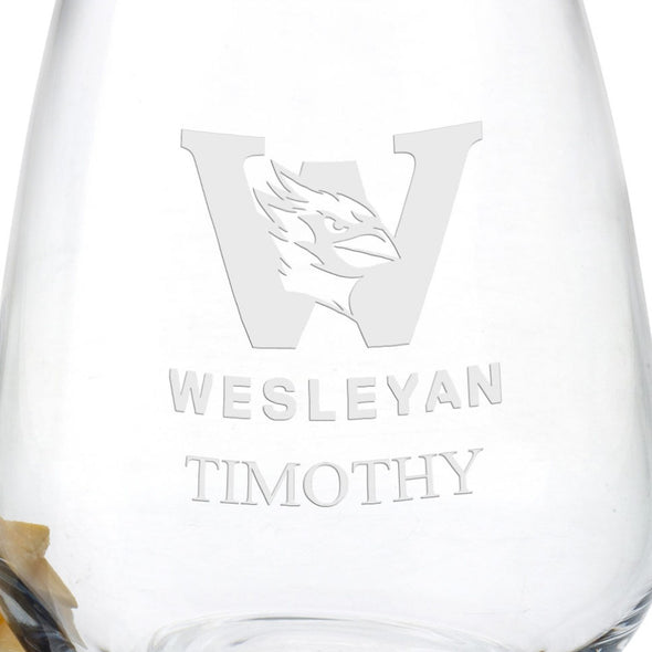 Wesleyan Stemless Wine Glasses Shot #3