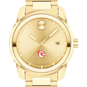 Wesleyan University Men&#39;s Movado BOLD Gold with Date Window Shot #1