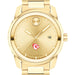 Wesleyan University Men's Movado BOLD Gold with Date Window