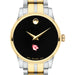 Wesleyan Women's Movado Collection Two-Tone Watch with Black Dial