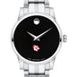 Wesleyan Women's Movado Stainless Steel Watch with Black Dial Shot #1