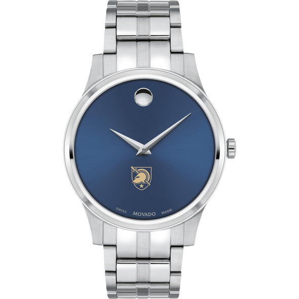 West Point Men&#39;s Movado Collection Stainless Steel Watch with Blue Dial Shot #2